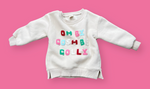 Load image into Gallery viewer, CUSTOM bespoke crewneck with hand sewn felt letters
