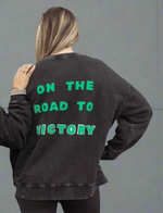 Load image into Gallery viewer, Adult bespoke hand sewn Eagles sweatshirt
