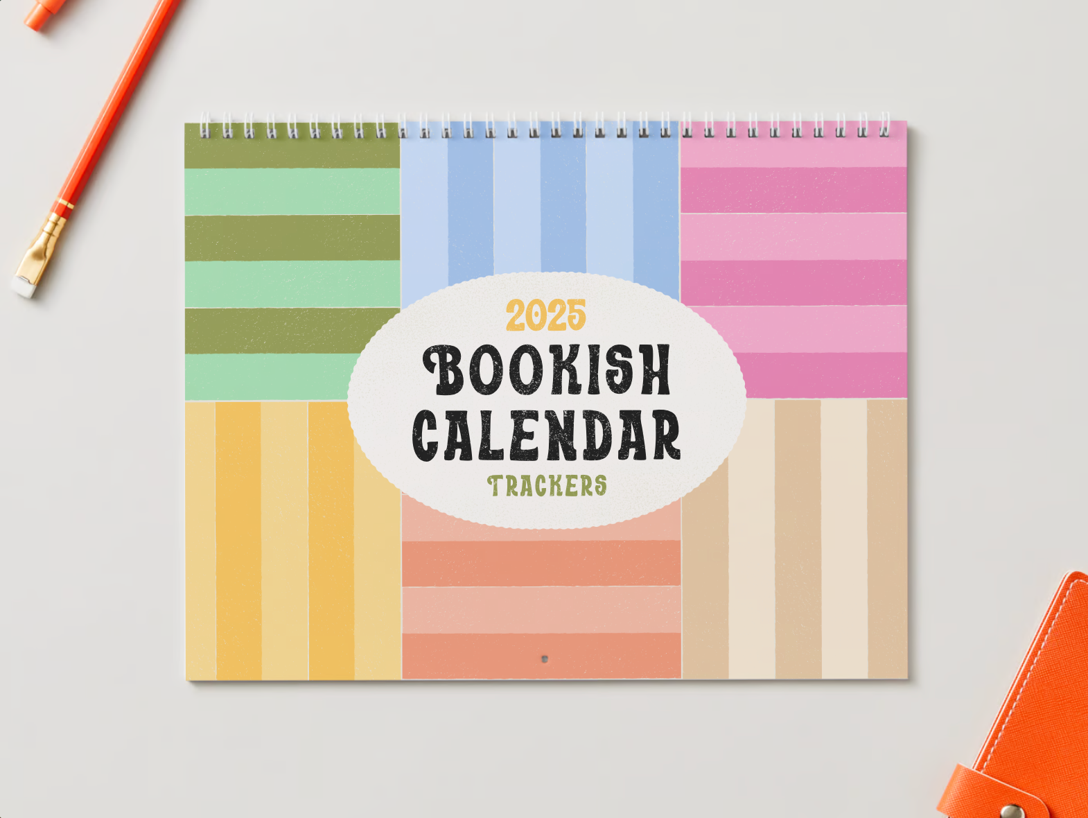 The Book Lover’s Reading Tracker Wall Calendar